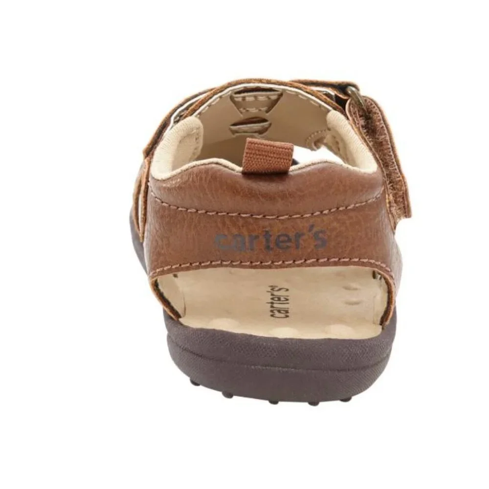NWT Carter's Baby Every Step® Fisherman Brown Sandals